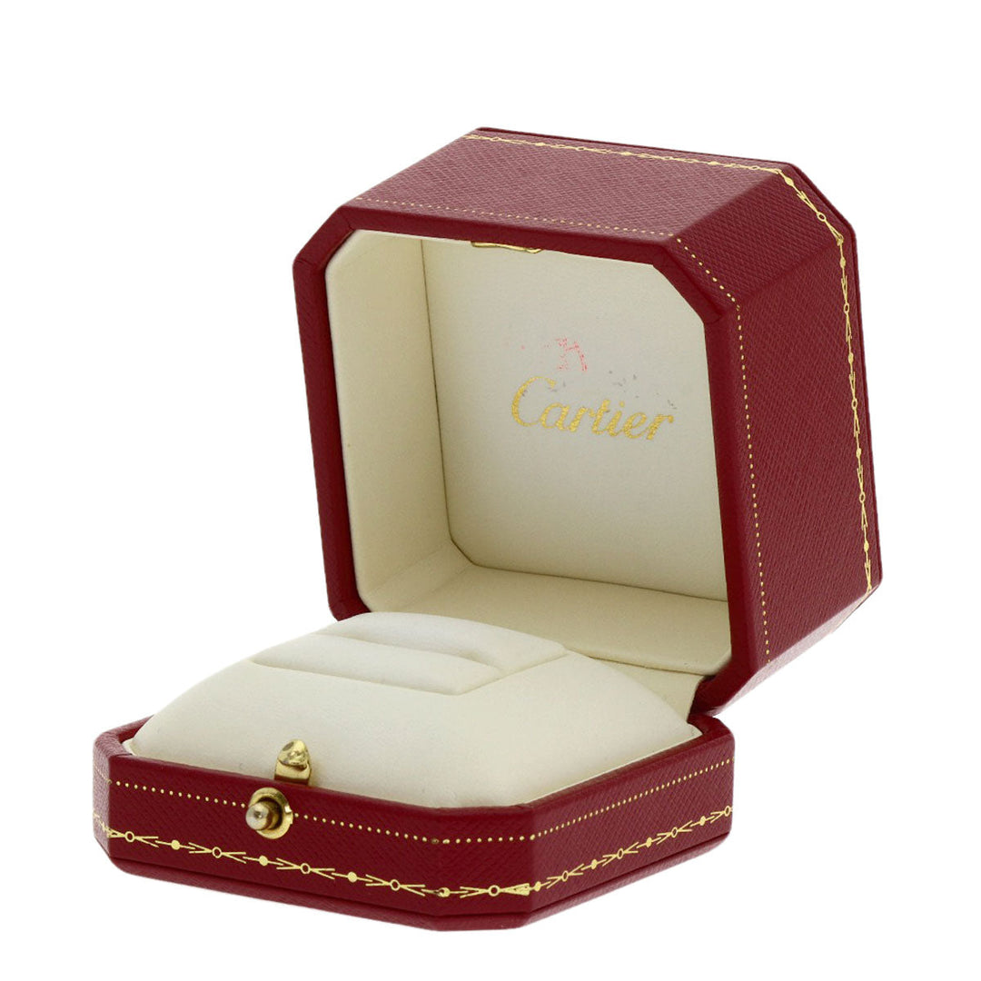 CARTIER Ring 18K Pink Gold gold Mini love ring full diamond #51 Women Used Authentic