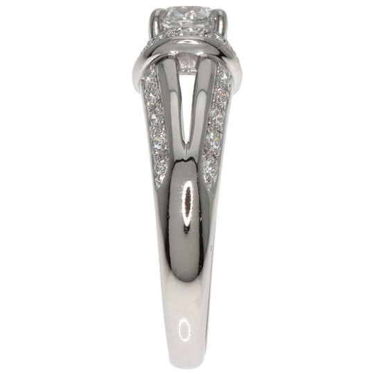 TASAKI Ring PT900 Silver diamond