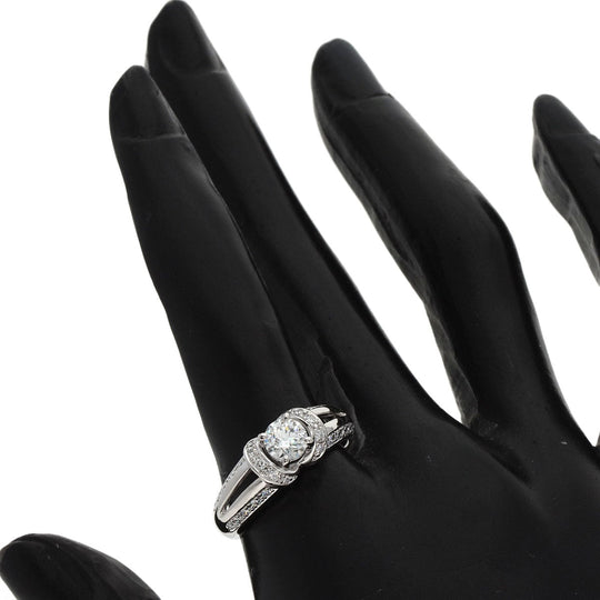 TASAKI Ring PT900 Silver diamond