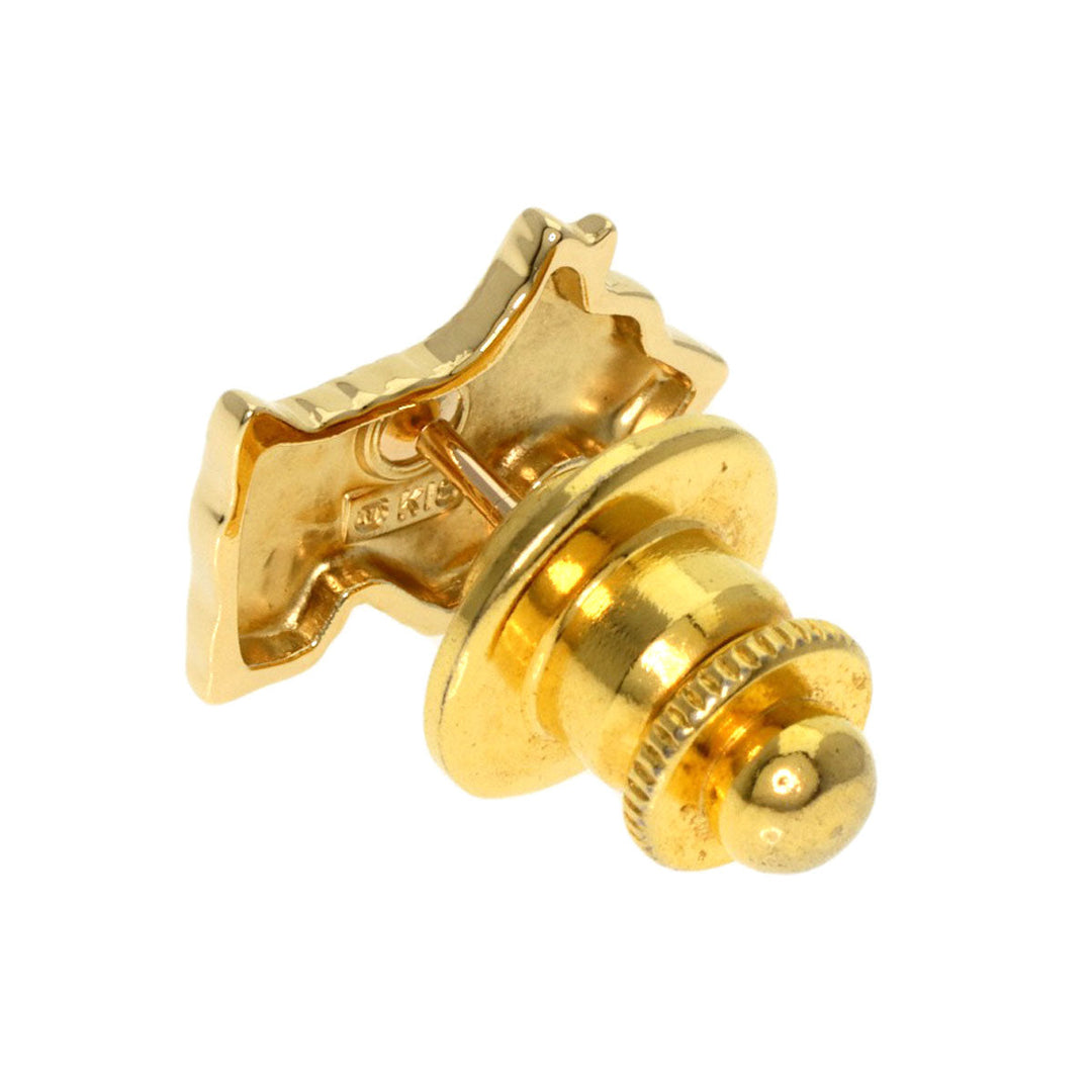 MIKIMOTO Tie pin 18K Yellow Gold gold Dog motif tie tack mens Used Authentic