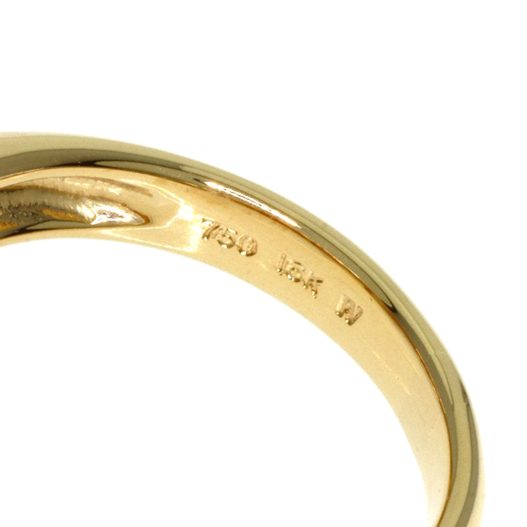 Ponte Vecchio Ring 18K Yellow Gold gold Pearl pearl diamond Women Used Authentic