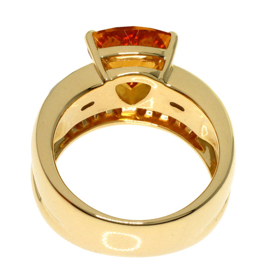 TASAKI Ring 18K Yellow Gold gold Citrine White Shell Diamond