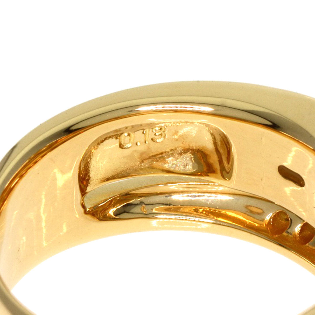 TASAKI Ring 18K Yellow Gold gold Citrine White Shell Diamond