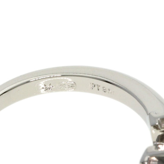 HARRY WINSTON Ring PT950 Silver HW logo diamond
