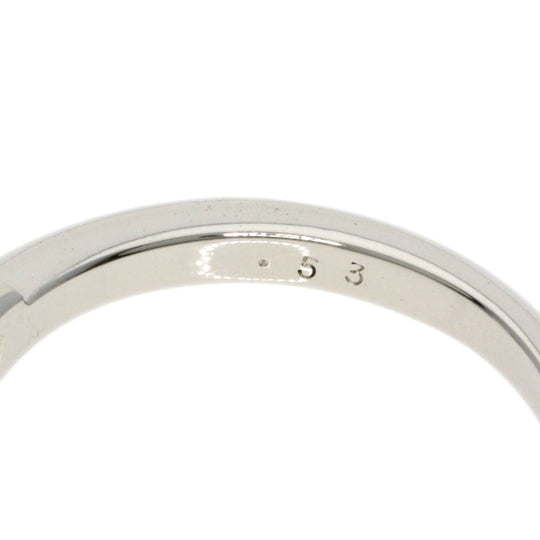 HARRY WINSTON Ring PT950 Silver HW logo diamond