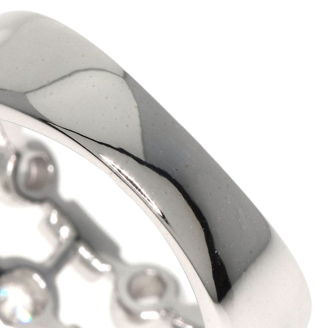 TASAKI Ring K18WG Silver diamond Women Used Authentic