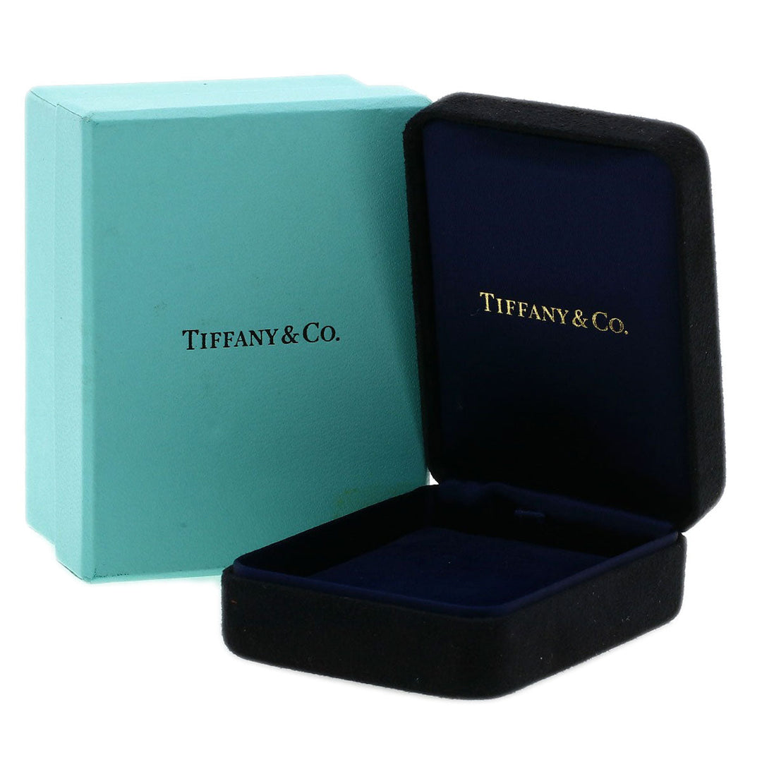 TIFFANY&Co. Necklace PT950 Silver Jazz Cross Diamond