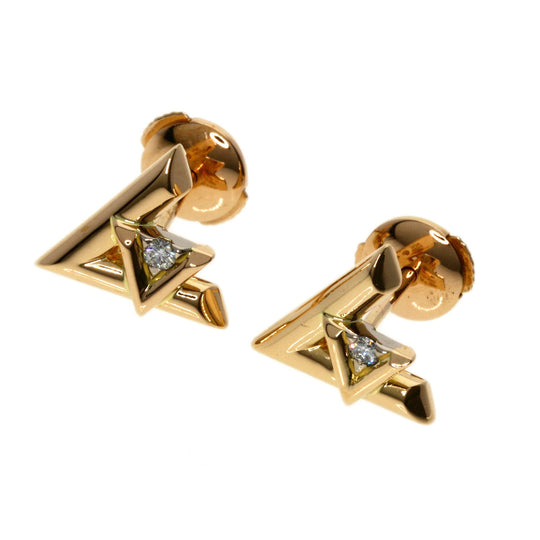 LOUIS VUITTON Pierce 18K Pink Gold gold LV Volt One Puce Diamond Q96969
