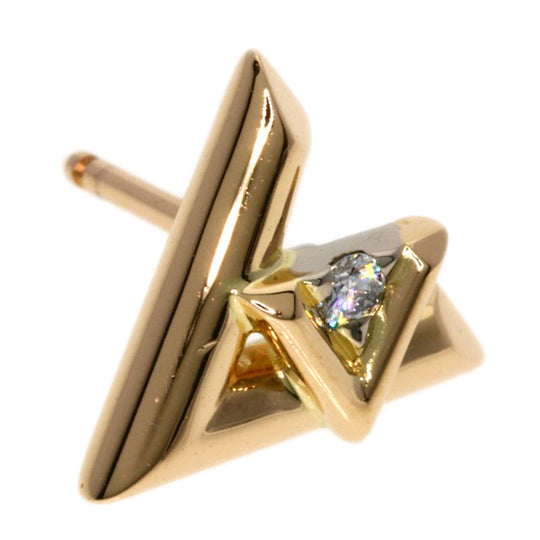LOUIS VUITTON Pierce 18K Pink Gold gold LV Volt One Puce Diamond Q96969