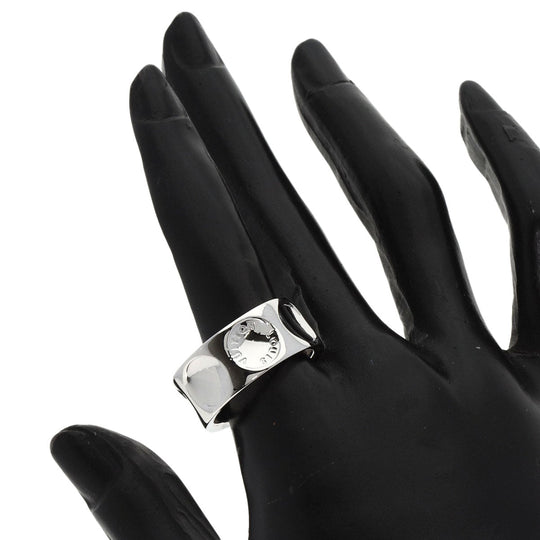 LOUIS VUITTON Ring K18WG Silver Grandberg Empreinte #59