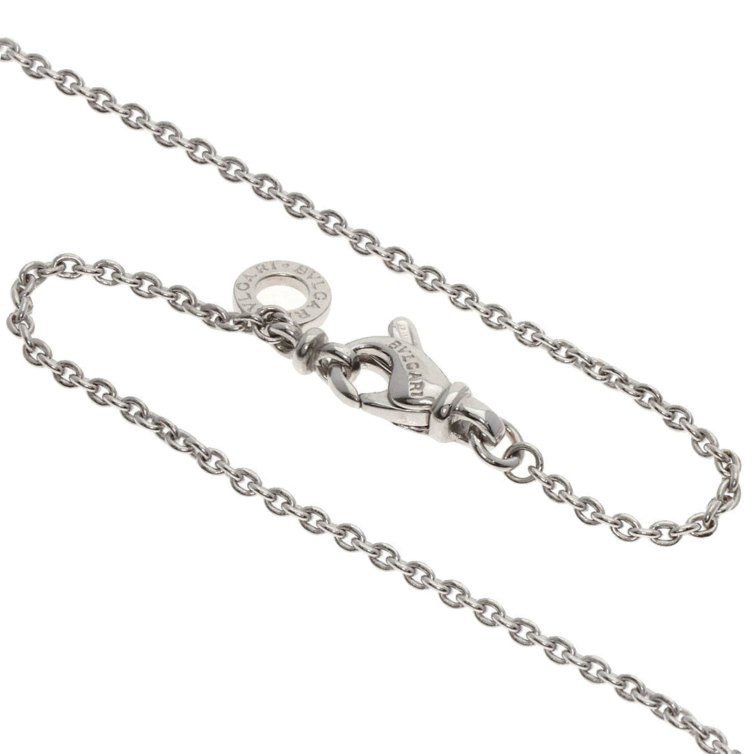 BVLGARI Necklace K18WG Silver B-zero1 B-zero one Women Used Authentic