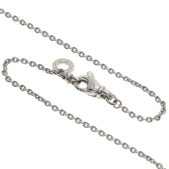 BVLGARI Necklace K18WG Silver B-zero1 B-zero one Women Used Authentic