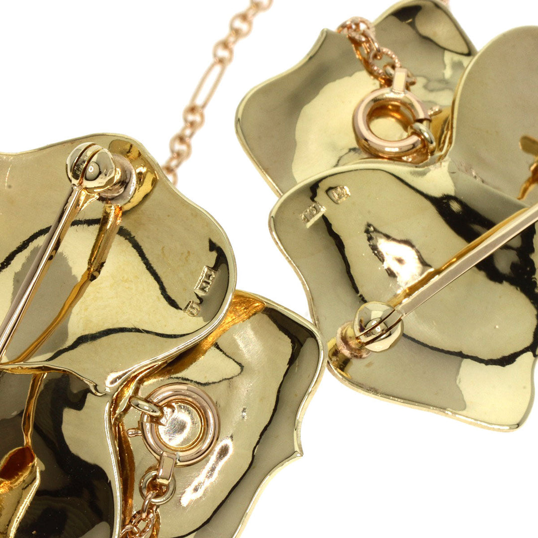 MIKIMOTO Brooch K14YG gold Akoya Pearl Pearl ChainBrooch