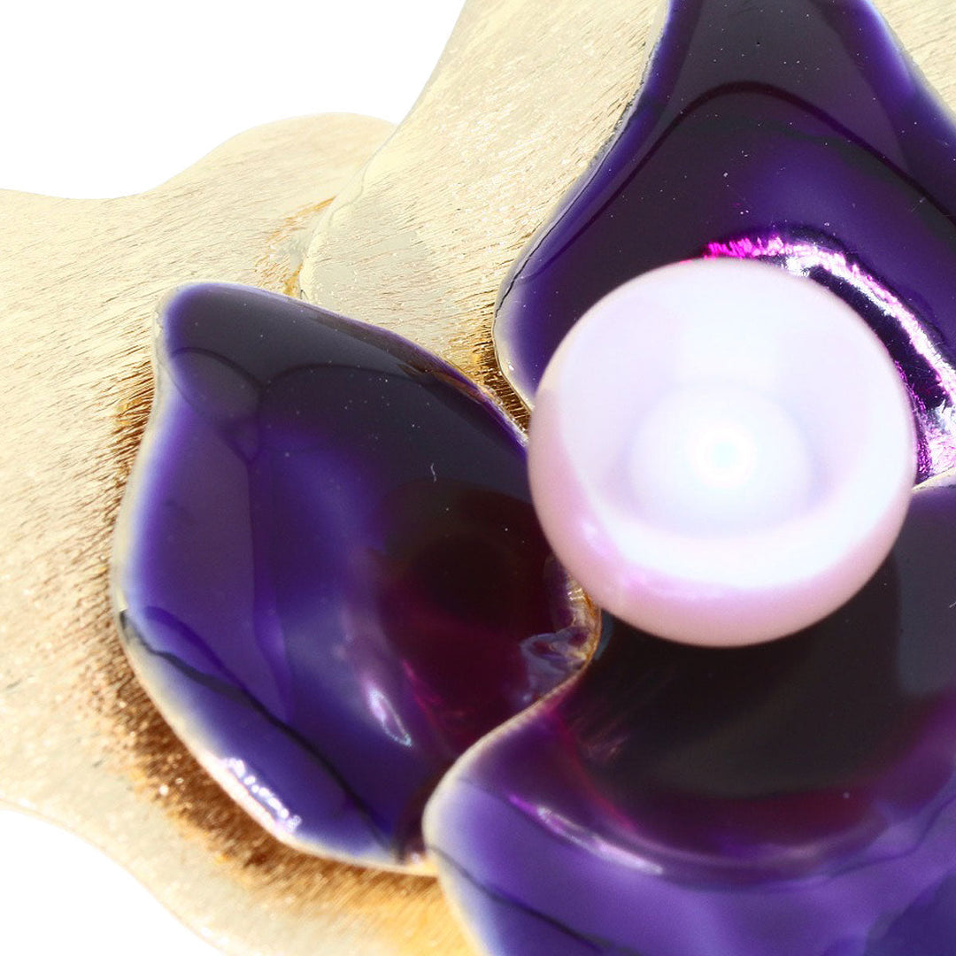 MIKIMOTO Brooch K14YG gold Akoya Pearl Pearl ChainBrooch