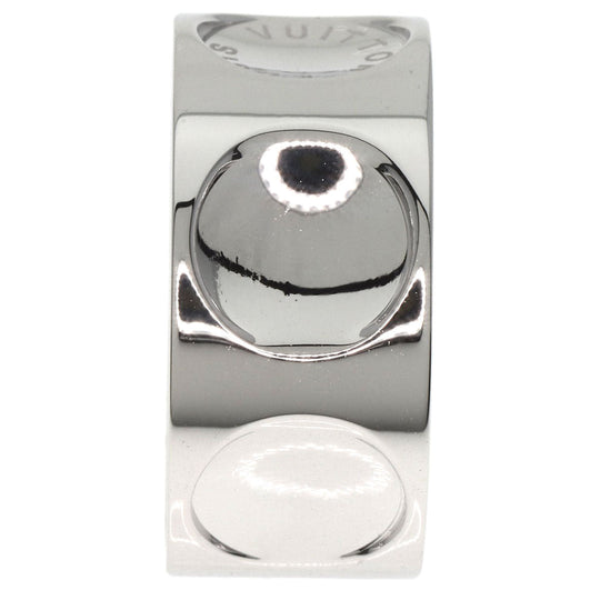 LOUIS VUITTON Ring K18WG Silver Grandberg Empreinte #54