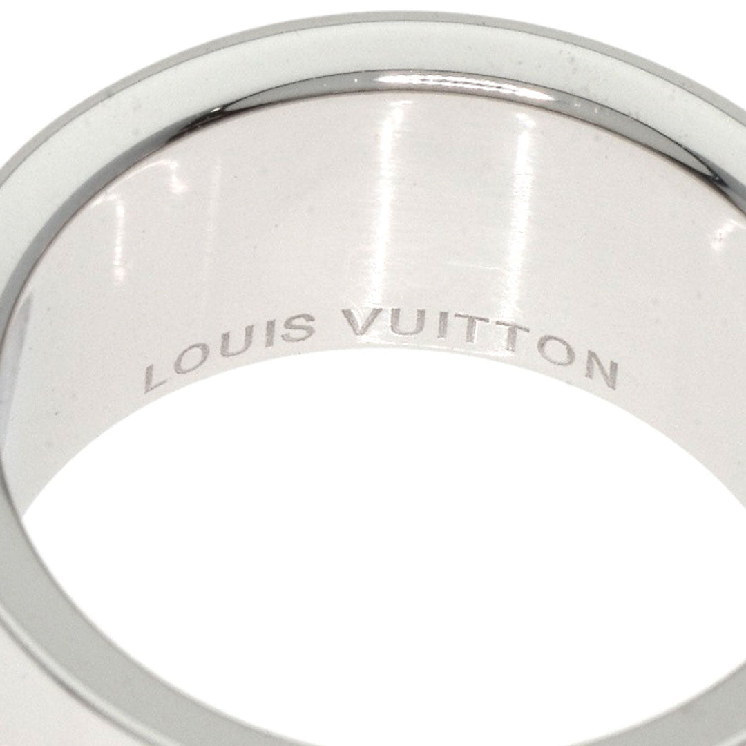 LOUIS VUITTON Ring K18WG Silver Grandberg Empreinte #54
