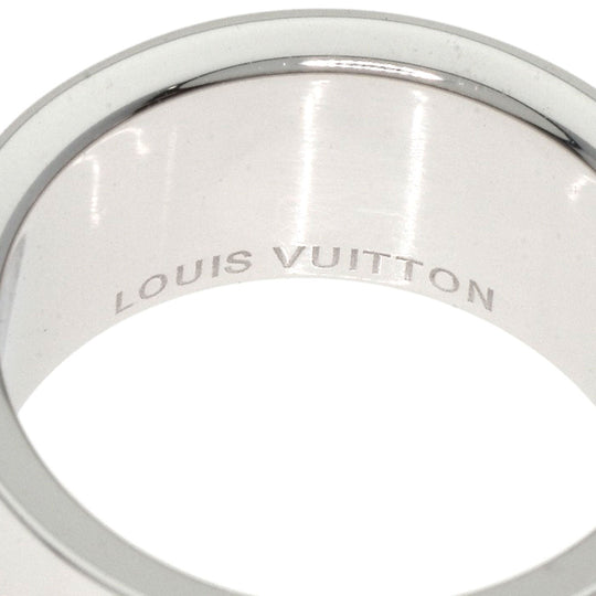 LOUIS VUITTON Ring K18WG Silver Grandberg Empreinte #54