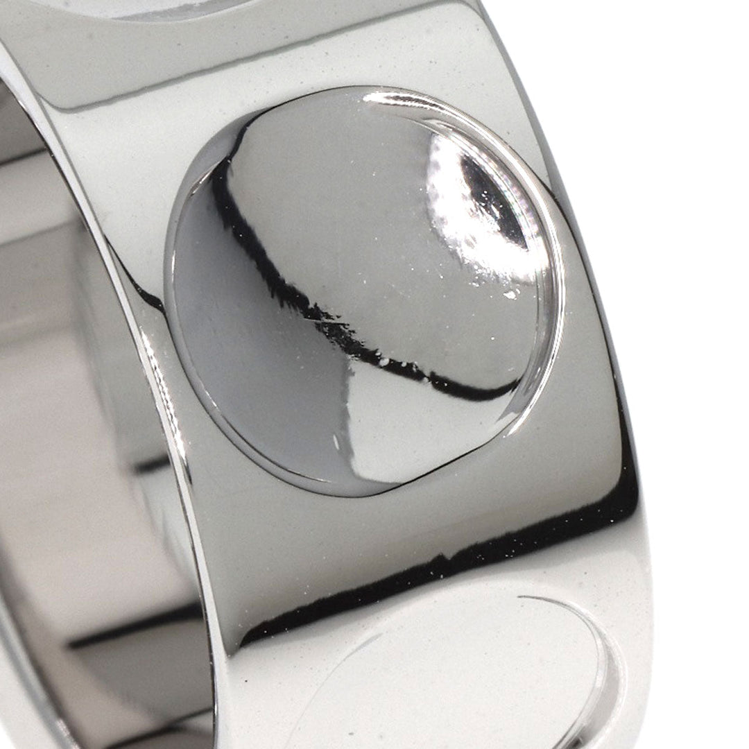 LOUIS VUITTON Ring K18WG Silver Grandberg Empreinte #54
