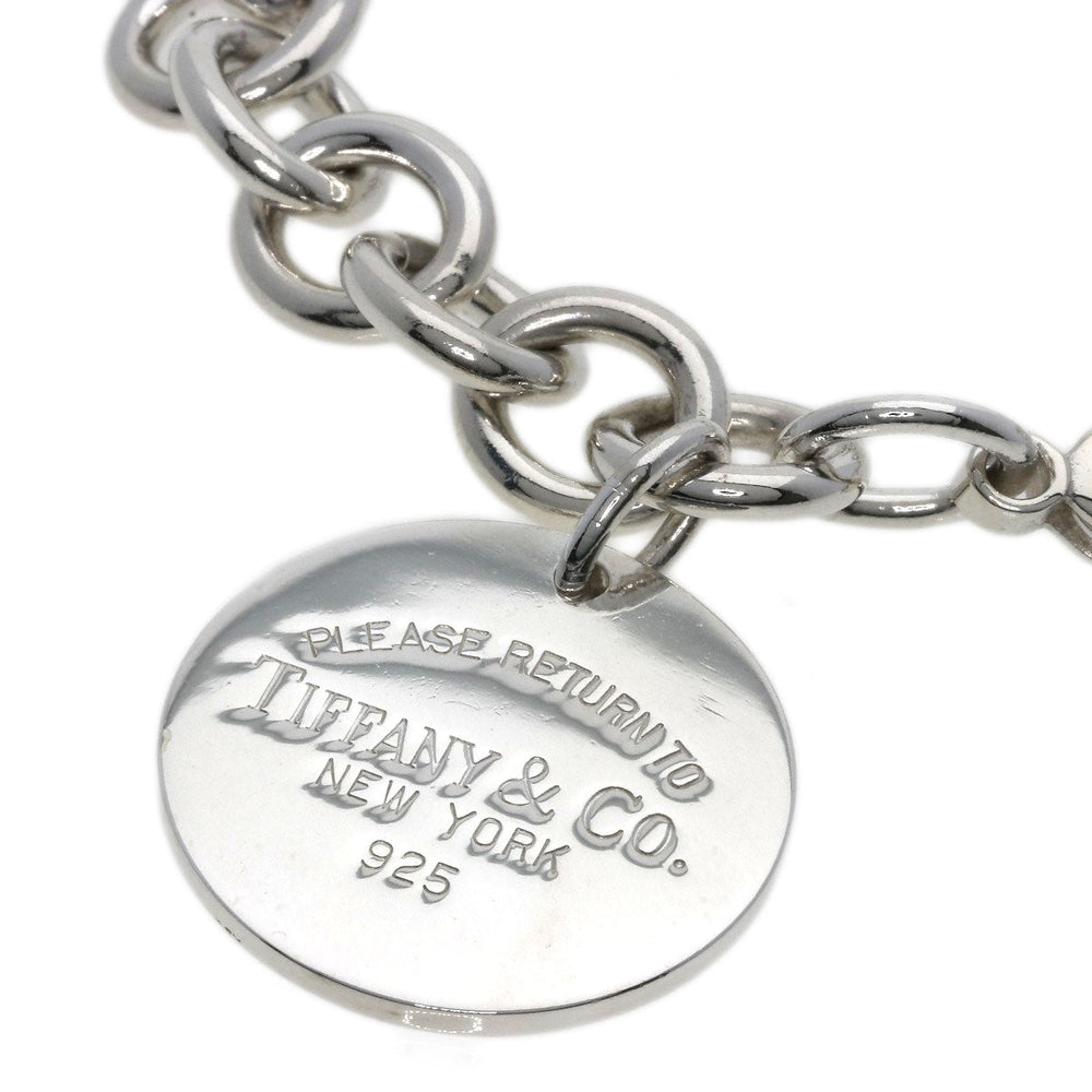 TIFFANY&Co. bracelet SV Silver Return to round Women Used Authentic