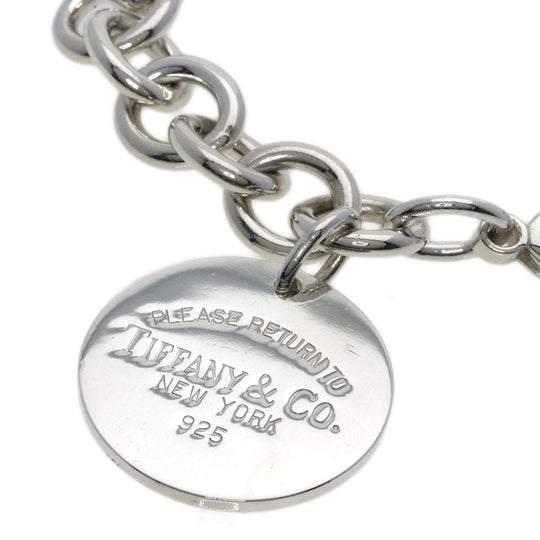 TIFFANY&Co. bracelet SV Silver Return to round Women Used Authentic