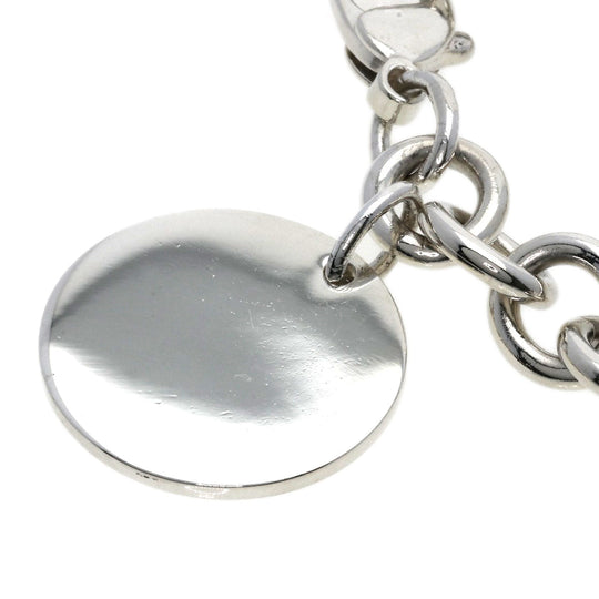 TIFFANY&Co. bracelet SV Silver Return to round Women Used Authentic