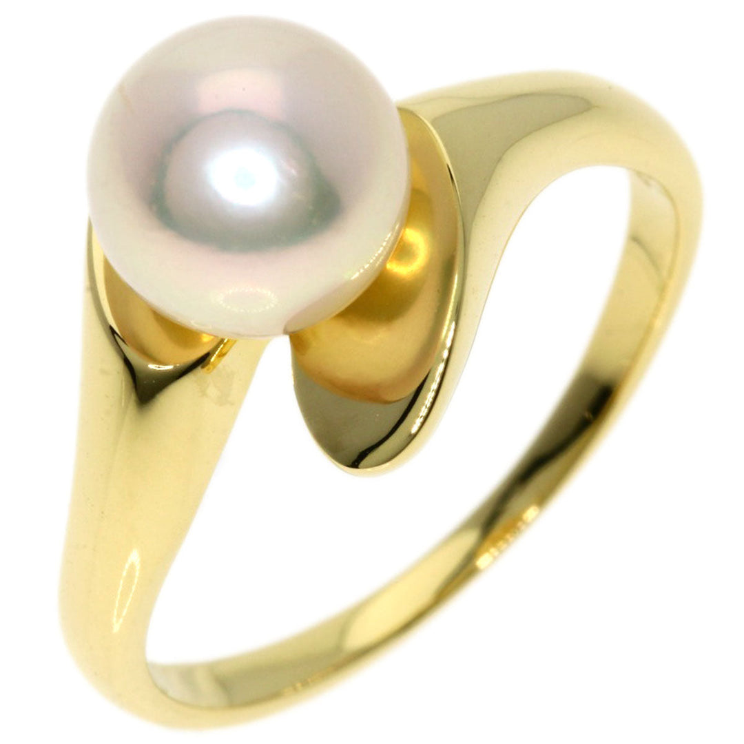 MIKIMOTO Ring 18K Yellow Gold gold Pearl Women Used Authentic