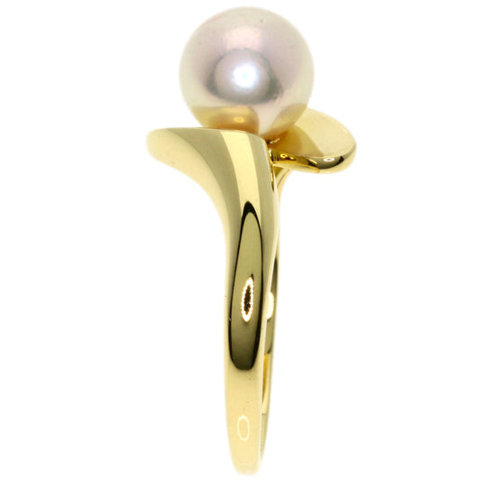 MIKIMOTO Ring 18K Yellow Gold gold Pearl Women Used Authentic