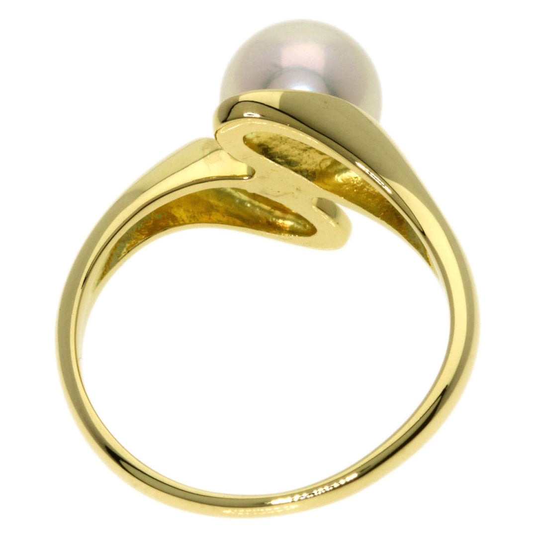MIKIMOTO Ring 18K Yellow Gold gold Pearl Women Used Authentic