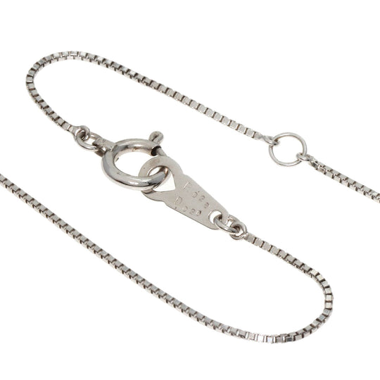 CRESCENT VERT Necklace K18WG Silver Ruby diamond Women Used Authentic