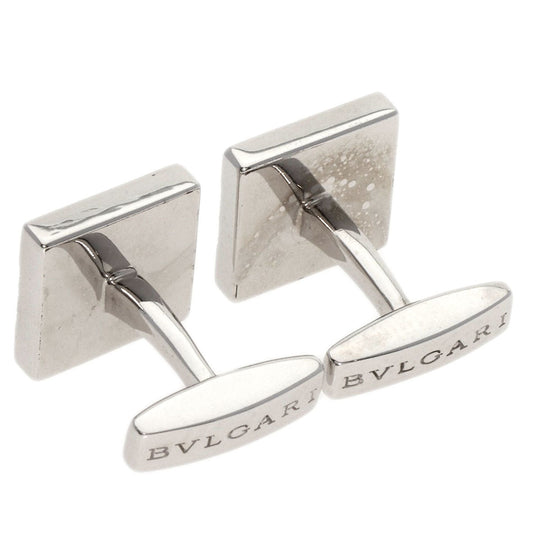 BVLGARI cuffs K18WG Silver Onyx Diamond
