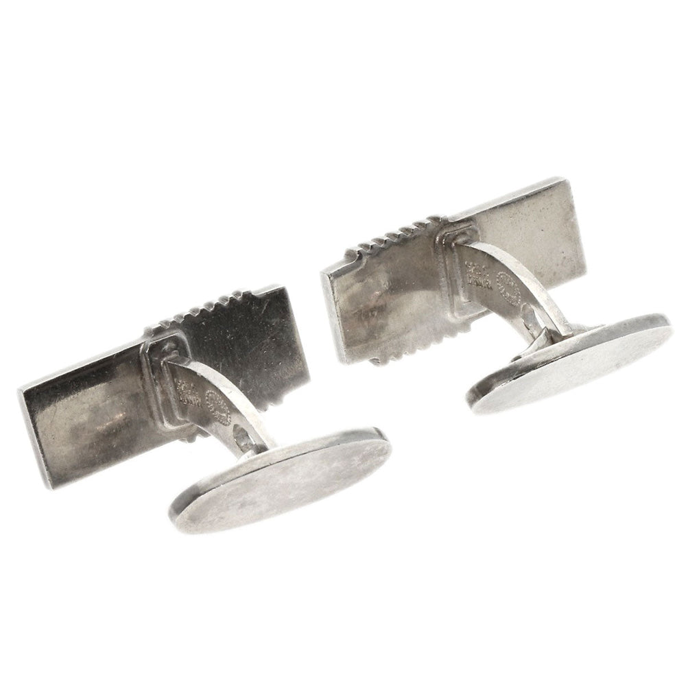 Georg Jensen cuffs SV Silver Simple design mens Used Authentic