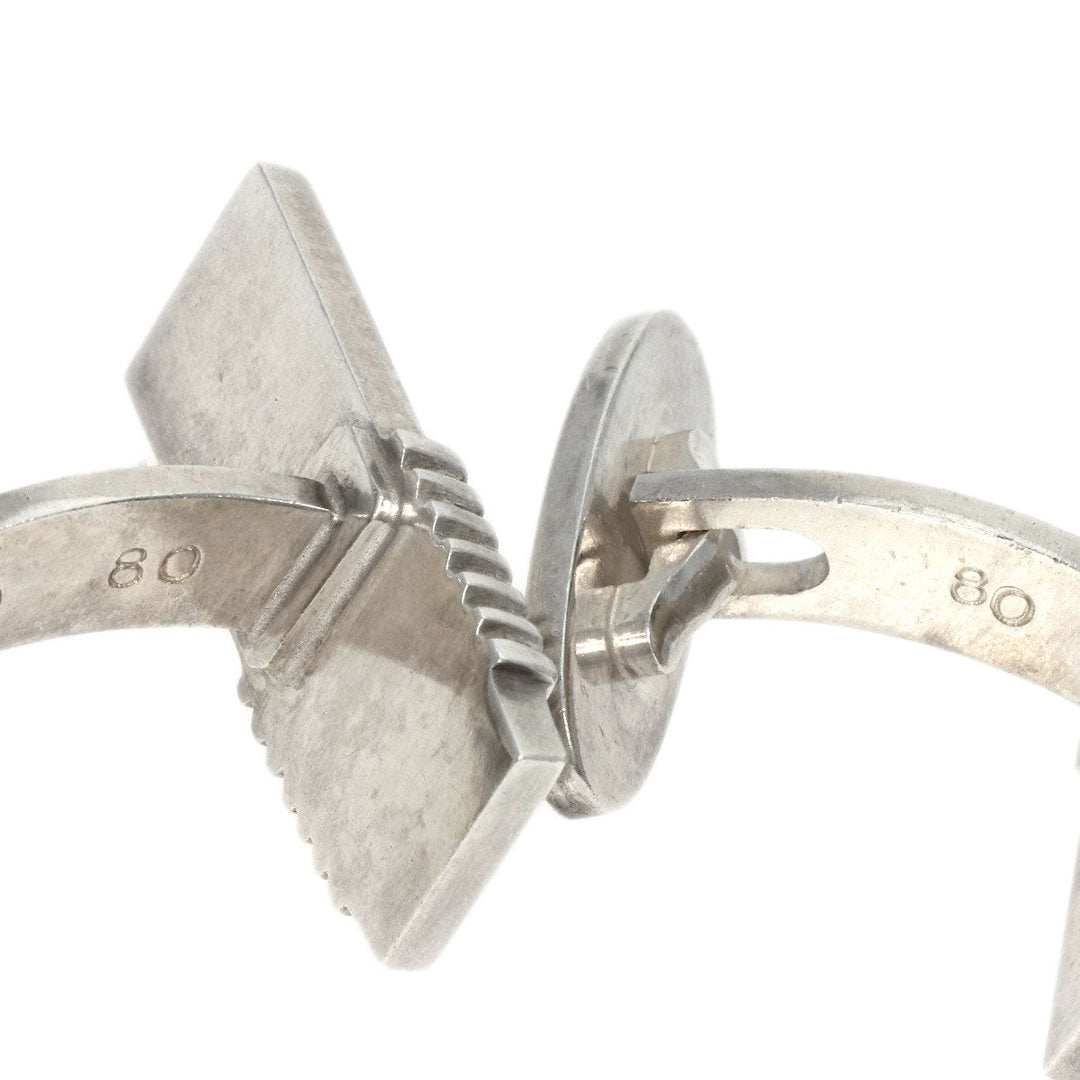 Georg Jensen cuffs SV Silver Simple design mens Used Authentic