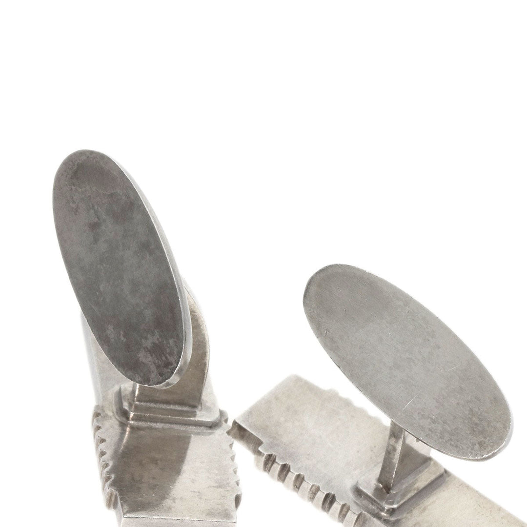 Georg Jensen cuffs SV Silver Simple design mens Used Authentic