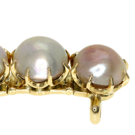 MIKIMOTO Obi closure K14YG gold Mabe Pearl Pearl Women Used Authentic