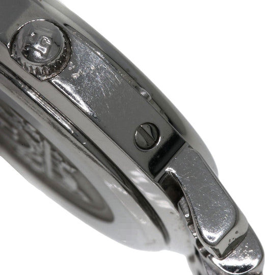HERMES Watches Quartz CL4.210 Stainless Steel , Stainless Steel Silver Clipper black dial Women Used Authentic