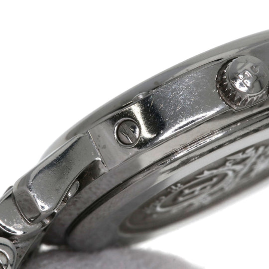 HERMES Watches Quartz CL4.210 Stainless Steel , Stainless Steel Silver Clipper black dial Women Used Authentic