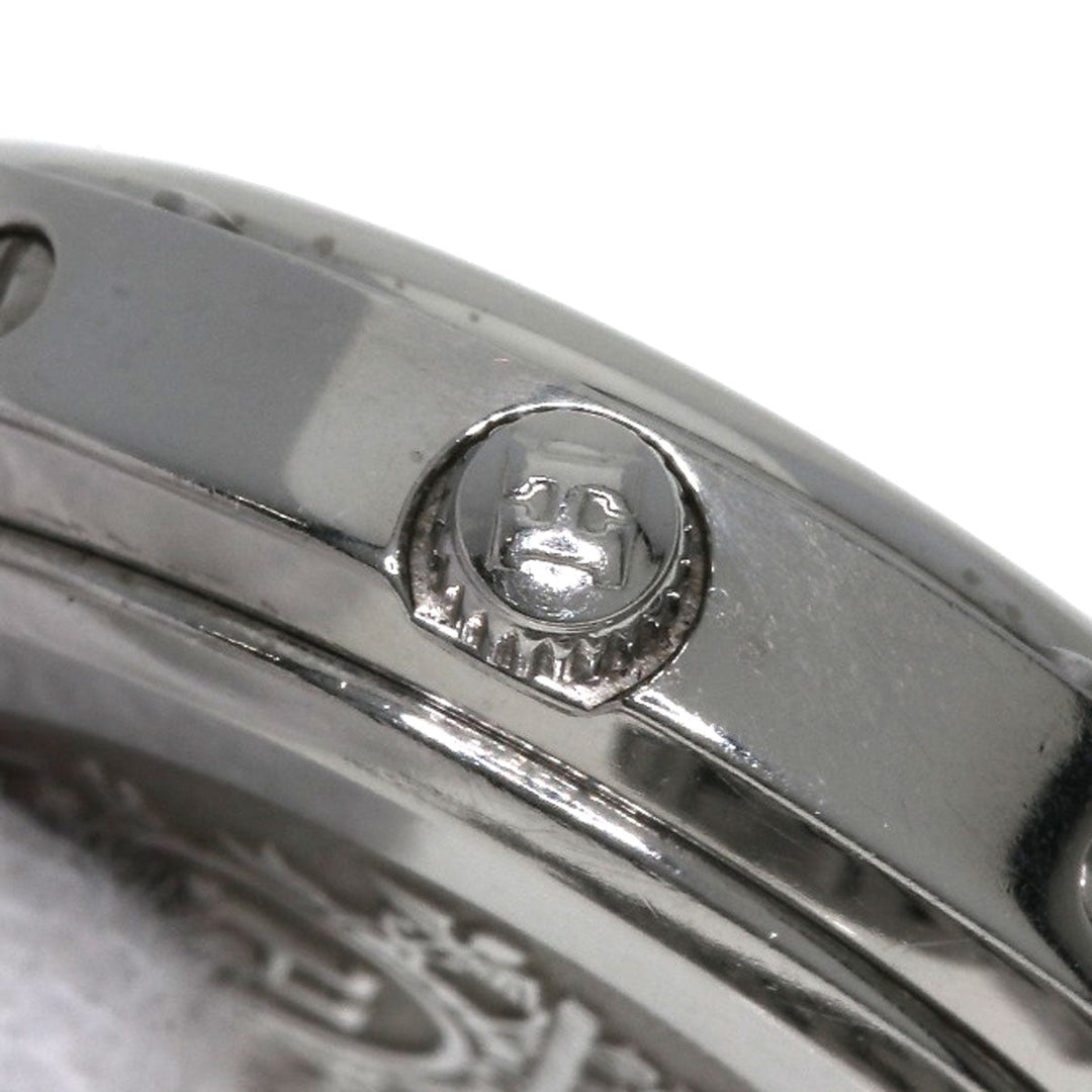 HERMES Watches Quartz CL4.210 Stainless Steel , Stainless Steel Silver Clipper black dial Women Used Authentic