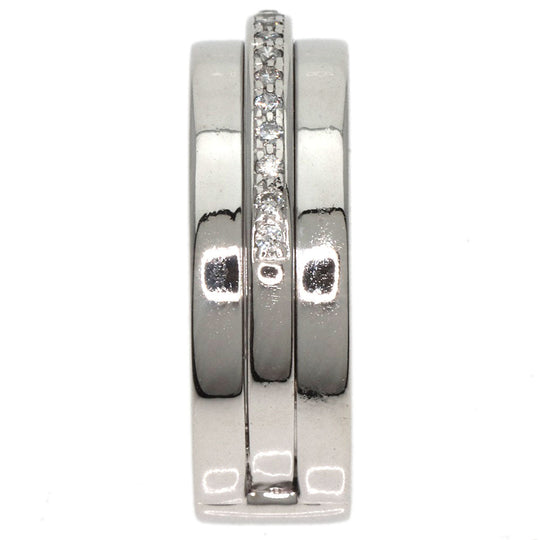 VANDOME Ring K18WG Silver diamond