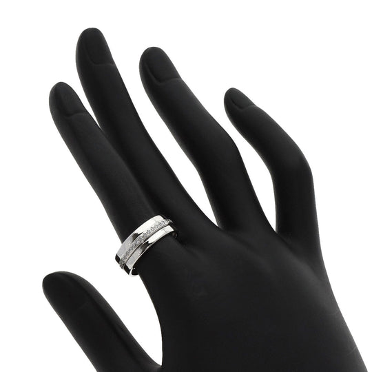 VANDOME Ring K18WG Silver diamond