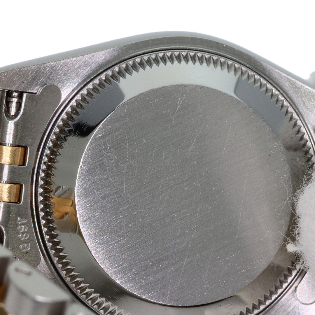 ROLEX Watches Mechanical Automatic 69173G Stainless Steel , SSxK18YG gold Datejust 10P Diamond Champagne Gold dial Women Used Authentic