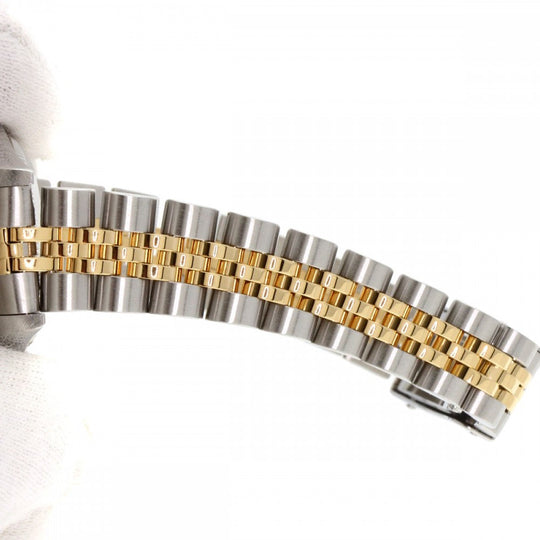 ROLEX Watches Mechanical Automatic 69173G Stainless Steel , SSxK18YG gold Datejust 10P Diamond Champagne Gold dial Women Used Authentic