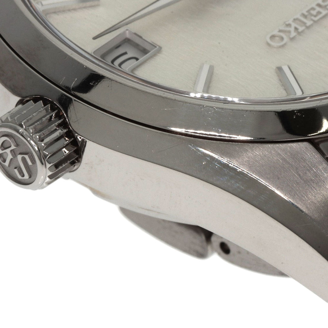 SEIKO Watches Spring drive SBGA011 9R65-0AE0 Stainless Steel , Stainless Steel Silver Grand Seiko Round Face Snow White white dial mens Used Authentic