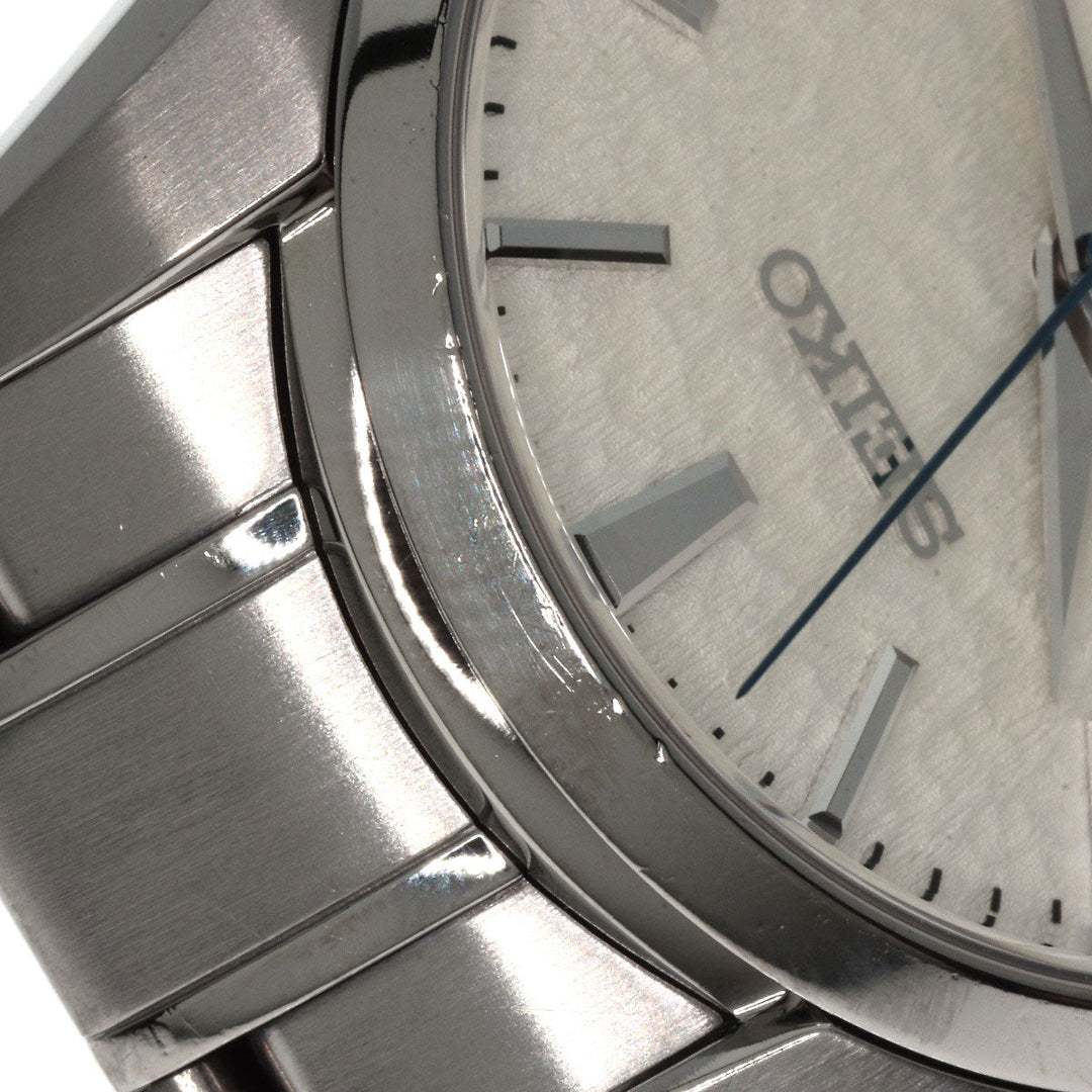 SEIKO Watches Spring drive SBGA011 9R65-0AE0 Stainless Steel , Stainless Steel Silver Grand Seiko Round Face Snow White white dial mens Used Authentic