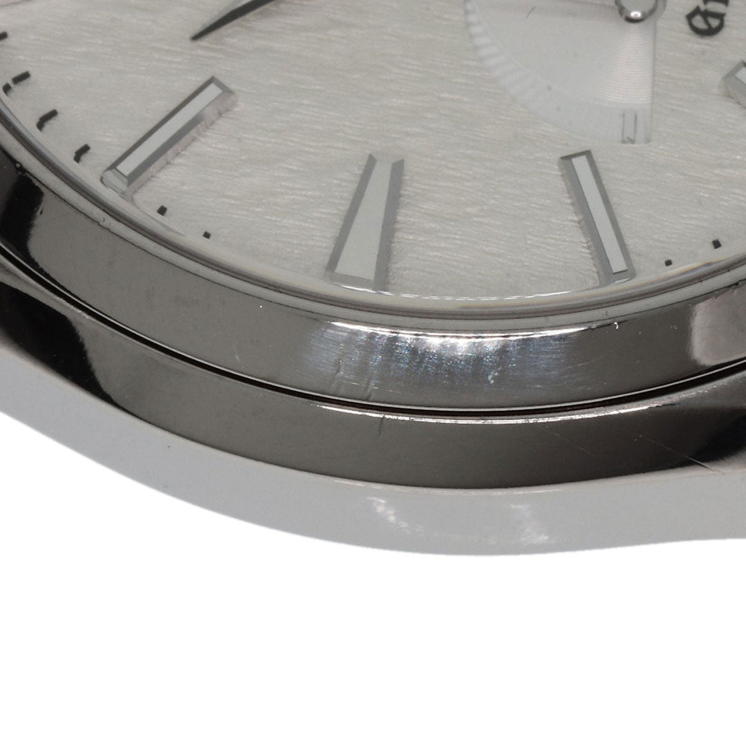 SEIKO Watches Spring drive SBGA011 9R65-0AE0 Stainless Steel , Stainless Steel Silver Grand Seiko Round Face Snow White white dial mens Used Authentic