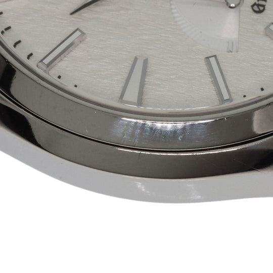 SEIKO Watches Spring drive SBGA011 9R65-0AE0 Stainless Steel , Stainless Steel Silver Grand Seiko Round Face Snow White white dial mens Used Authentic