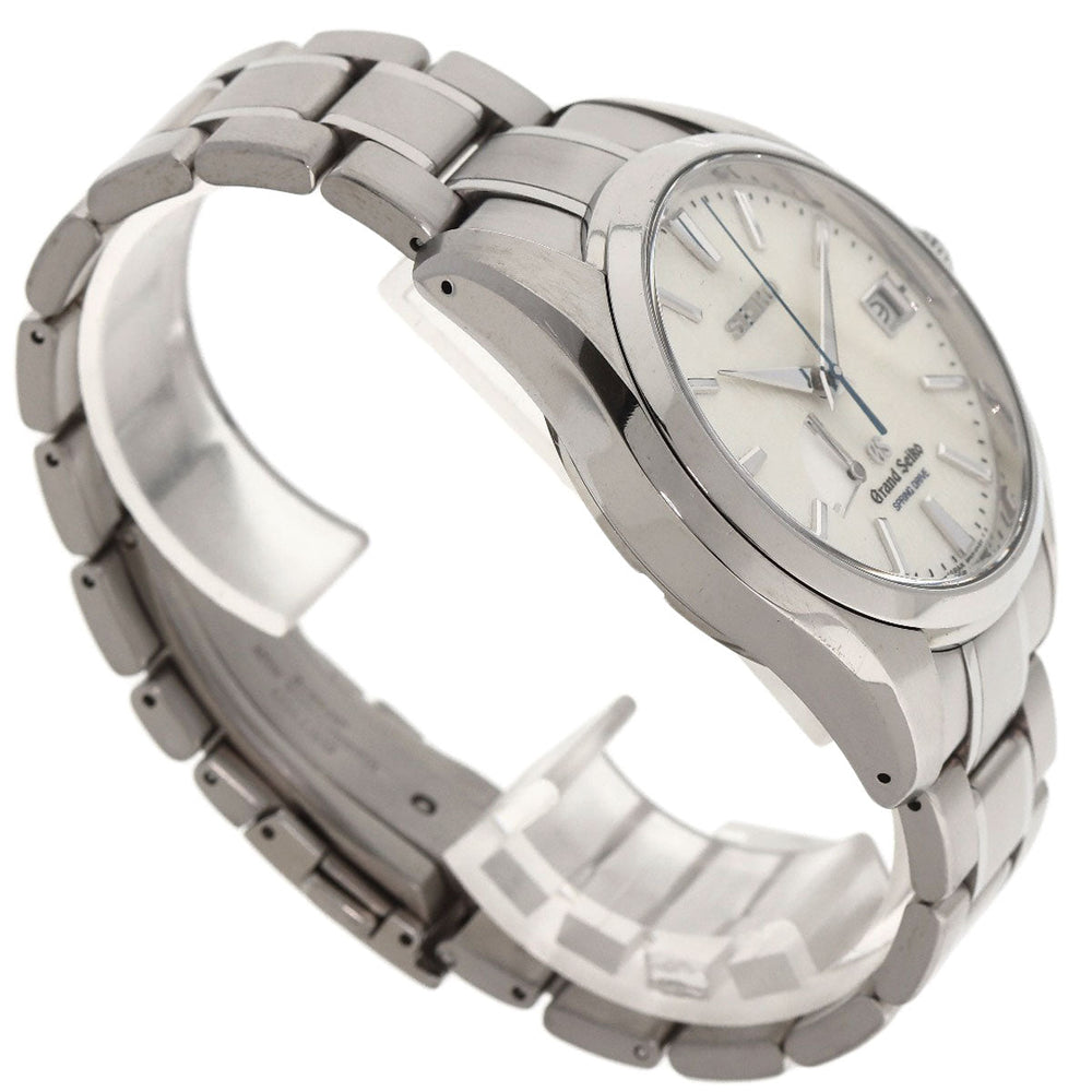 SEIKO Watches Spring drive SBGA011 9R65-0AE0 Stainless Steel , Stainless Steel Silver Grand Seiko Round Face Snow White white dial mens Used Authentic