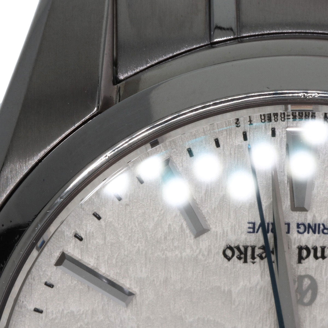 SEIKO Watches Spring drive SBGA011 9R65-0AE0 Stainless Steel , Stainless Steel Silver Grand Seiko Round Face Snow White white dial mens Used Authentic