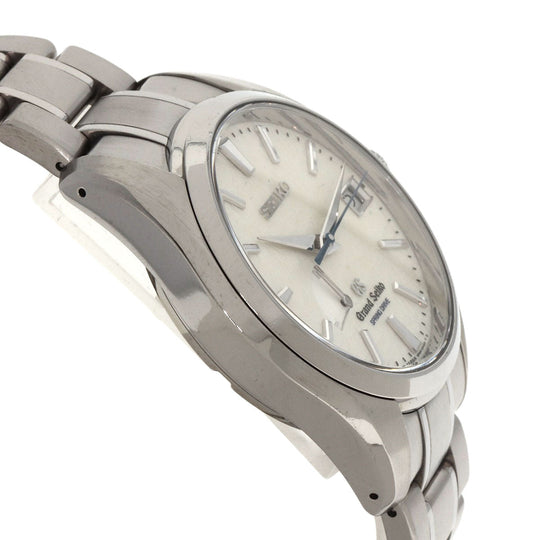 SEIKO Watches Spring drive SBGA011 9R65-0AE0 Stainless Steel , Stainless Steel Silver Grand Seiko Round Face Snow White white dial mens Used Authentic