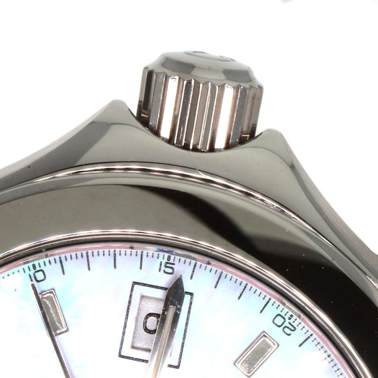 OMEGA Watches Quartz 2581.64 Stainless Steel , Stainless Steel Silver Seamaster120m Pink shell dial Women Used Authentic