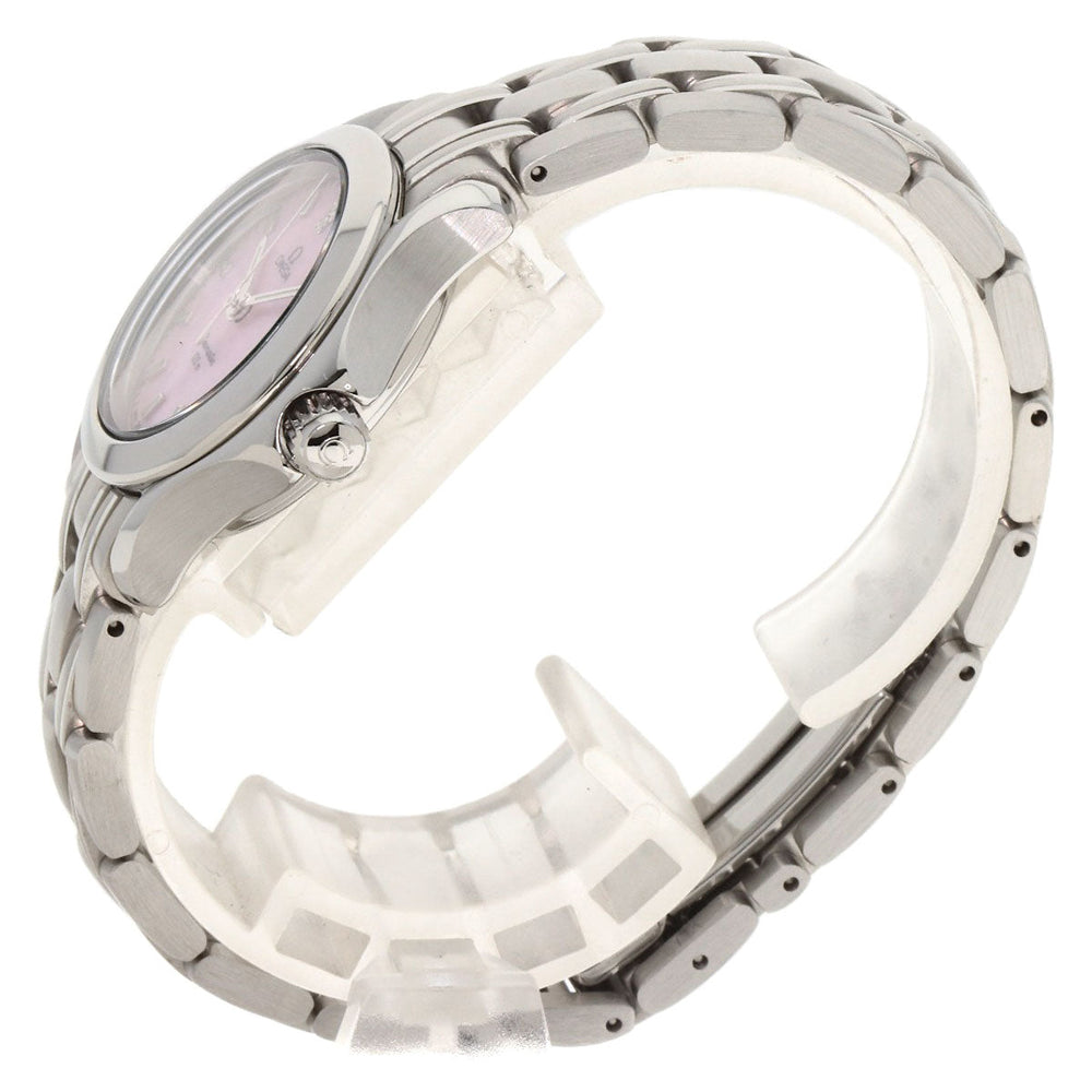 OMEGA Watches Quartz 2581.64 Stainless Steel , Stainless Steel Silver Seamaster120m Pink shell dial Women Used Authentic